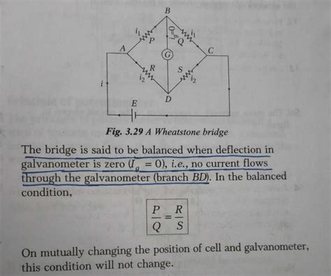 When Wheatstone Bridge Is In Balance Condition The Current Through