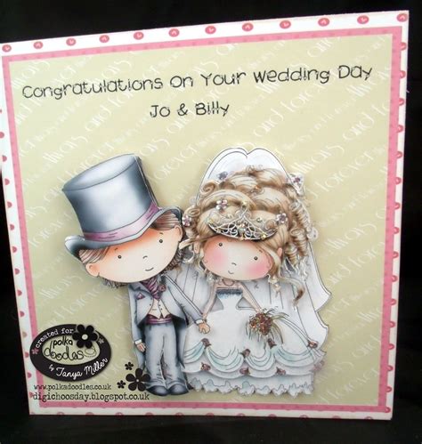 Wedding Card Decoupaged With Image From Work Play Love Collection By