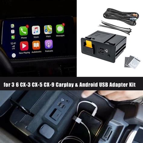 For Mazda 2 3 6 CX 3 CX 5 CX 9 For Apple Carplay Android USB Aux Miata