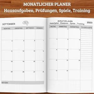 Hausaufgabenheft Sch Lerkalender Von August Bis Juli