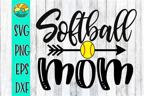 Free Svg File Softball Mom Svg Free Svg Png Eps Dxf File