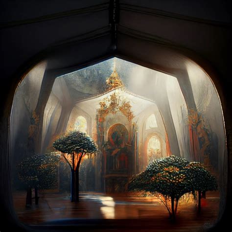 Hidden Tabernacle In Enchanted Forest Midjourney OpenArt