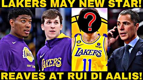 Lakers May Bagong Superstar Reaves At Rui Pipirma Na Ulit Youtube