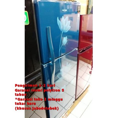 Jual Kulkas Polytron Prb Pintu Liter Watt Indonesia Shopee