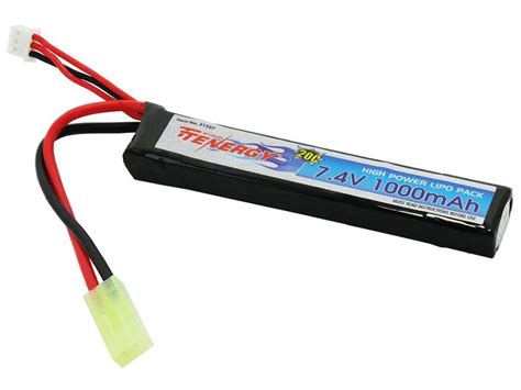 Tenergy 74v 1000mah 20c Lipo Buffer Tube Airsoft Battery