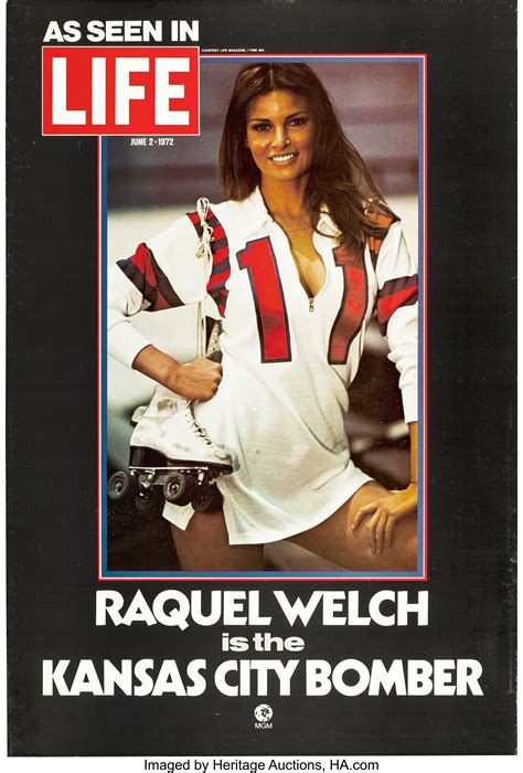 Raquel Welch In Kansas City Bomber Mgm 1972 Life Magazine One Lot