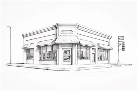 How To Draw A Store Yonderoo