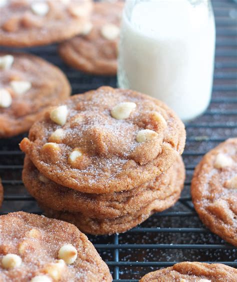 White Chocolate Chip Pumpkin Snickerdoodles Recipe Homemade Chocolate White Chocolate Chips