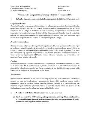 Carpeta De Apuntes 2 APUNTES HISTORIA DEL DERECHO Valeria Urra Aguayo