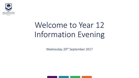 Welcome To Year 12 Information Evening Ppt Download