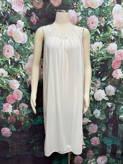 60s White Chiffon Negligee Peignoir Set Bridal Nightg Gem