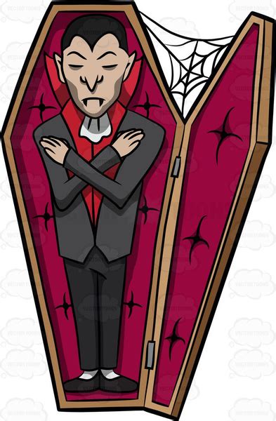 Vampire In Coffin Clipart Free Images At Clker Vector Clip Art