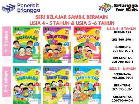 Buku Seri Sambil Bermain Katalog Paud Usia Th Th Erlangga