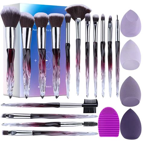 Amazon XMOSNZ Makeup Brushes 15pcs Premium Synthetic Bristles