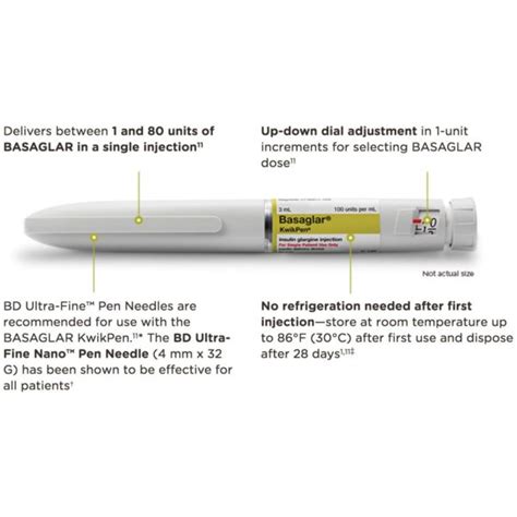 BASAGLAR KwikPen (Insulin Glargine) Injection 100units/ml 3ml Pen ...