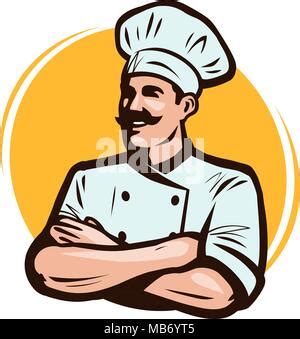 Cook chef logo vector restaurant café ou un plat de repas de l