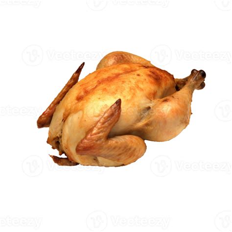 Roasted Chicken Food Delicious No Background 30809329 Png