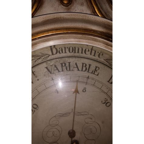 Vintage Large French Wall Barometer | Chairish