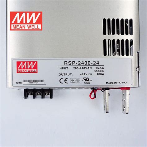 Mean Well RSP 2400 24 DC24V 2400Watt 100A UL Certification AC180 220