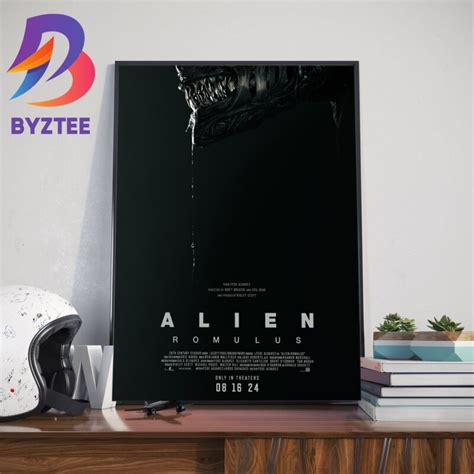 Official Poster Alien Romulus Only In Theaters August 16th 2024 Art Decorations Poster Canvas