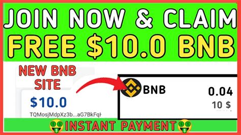 Claim Free Bnb Binance Coins Every Hour To Trust Wallet Free