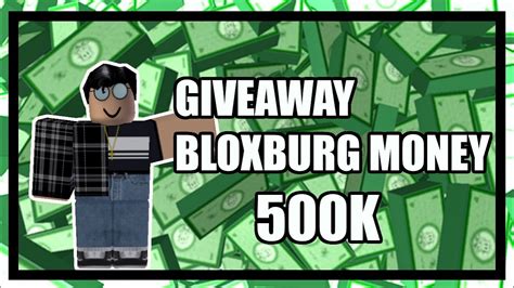 Roblox Bloxburg 500k Bloxburg Money Giveaway Zxliq YouTube