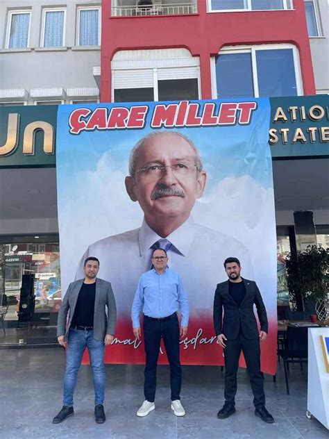 Alanya dan Kılıçdaroğlu na pankartlı destek Alanya Siyaset