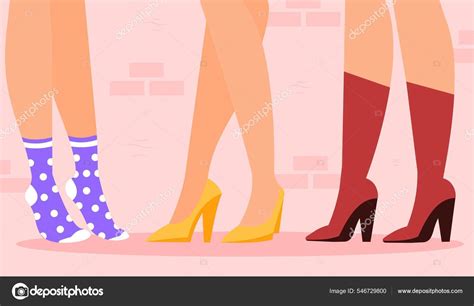 Set Of Different Women Legs Stock Vector By ©edgecreative01