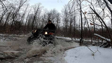 Kodiak 450 Sending In Cold Canadian Winter Youtube