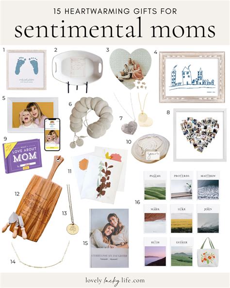 15 Heartwarming Gifts For Sentimental Moms Numbered Lovely Lucky Life