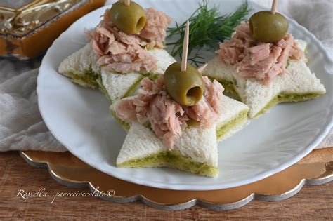 Stelle Antipasto Tonno E Pesto La Ricetta Per Natale E Capodanno