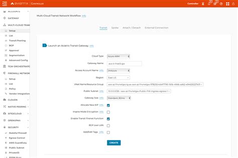 Transit Firenet Workflow For Azure Documentation