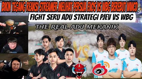 BIKIN TEGANG REAKSI STREAMER MELIHAT PERSIJA EVOS VS WBG BEREBUT WWCD