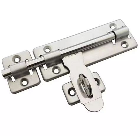 Inches Stainless Steel Door Lock Barrel Bolt Latch Padlock Clasp