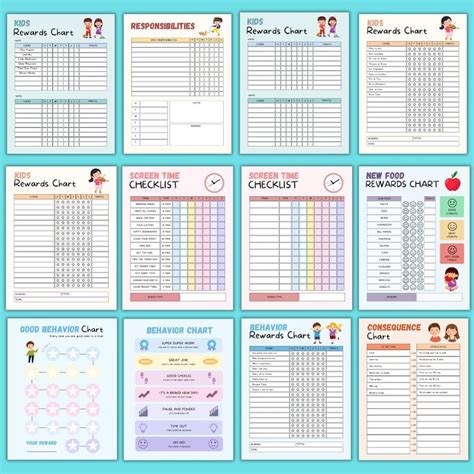 Kids Chore & Routine Chart - Etsy