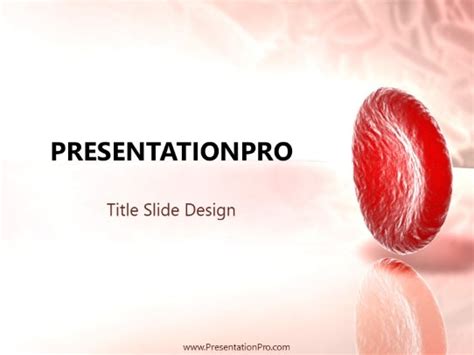 Bloodcell Medical Powerpoint Template Presentationpro