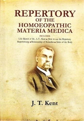 Repertory Of Materia Medica Large By Kent Buy Homeopathic Books Online