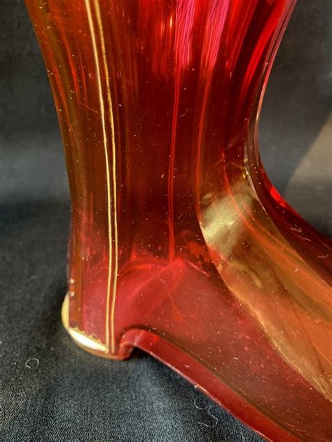 Proantic Bohemian Crystal Boot Vase