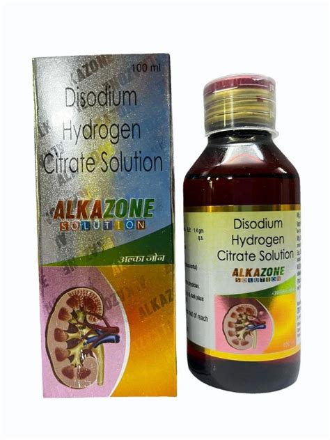 Disodium Hydrogen Citrate Solution Ml Mg At Rs Piece In