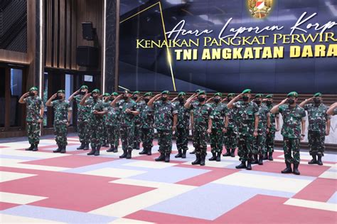 Pati Tni Ad Naik Pangkat Mantan Kadispenad Sandang Bintang Tiga