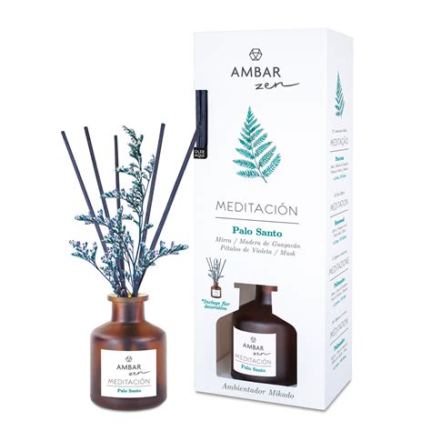 Mikado Palo Santo Ml Ambar Zen Ambar Perfums