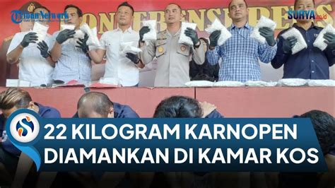 22 Kilogram Karnopen Disimpan Di Kamar Kos Tuban Pelaku Tak Berkutik