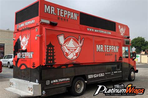 Hibachi Food Truck Wrap Platinum Wraps San Bernardino