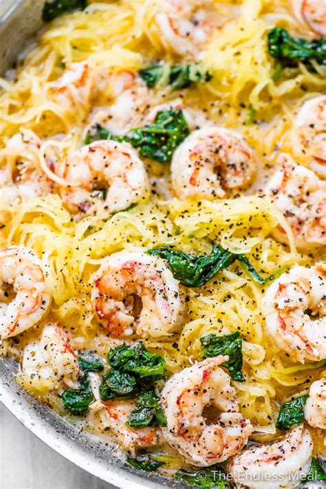 The Most Satisfying Spaghetti Squash And Shrimp How To Make Perfect