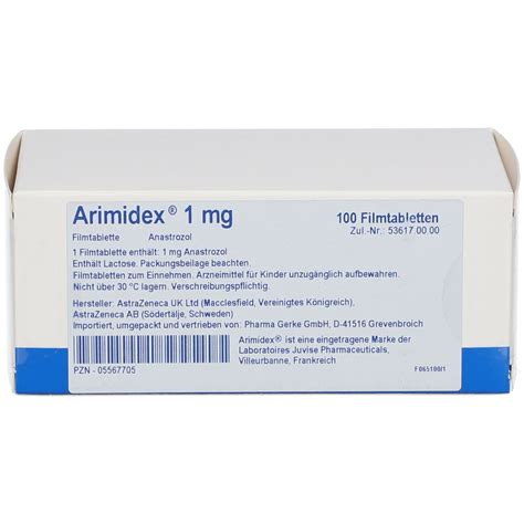 Arimidex Mg St Mit Dem E Rezept Kaufen Shop Apotheke