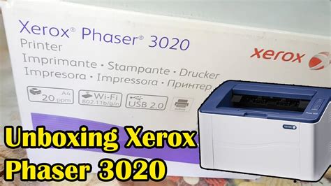 Unboxing Xerox Phaser 3020 e instalación de la impresora en nuestro