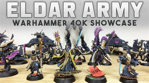 Painting Showcase Eldar Army For Warhammer 40k 9th Edition Youtube