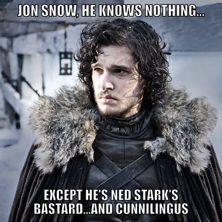 jon snow knows nothing on Tumblr