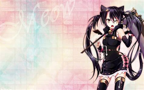 1920x1080px 1080p Free Download Anime Neko Moew Meow Animegirl