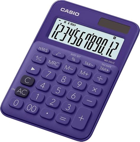 Casio MS 20UC PK Calculatrice De Bureau Rose Amazon Fr Fournitures